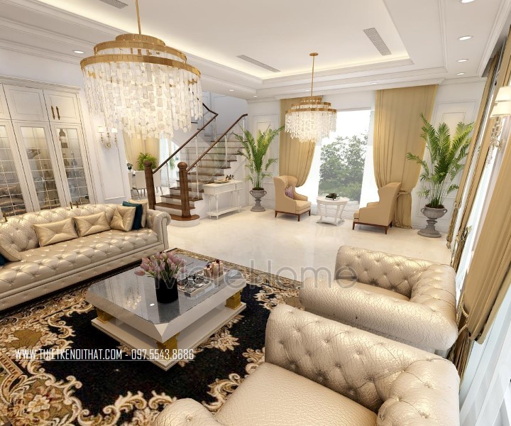 Cầu thang kính cường lực